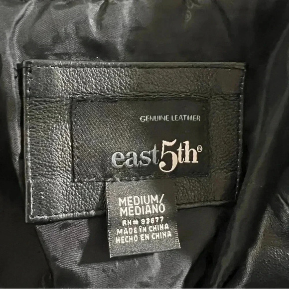 East 5th Vintage Genuine Leatherer Blazer Jacket - Picture 7 of 7